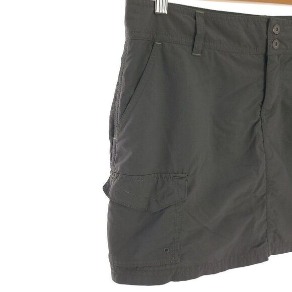 Columbia Omni Shade Sun Protection Solid Green Outdoor Skort Size 2 - Picture 3 of 14